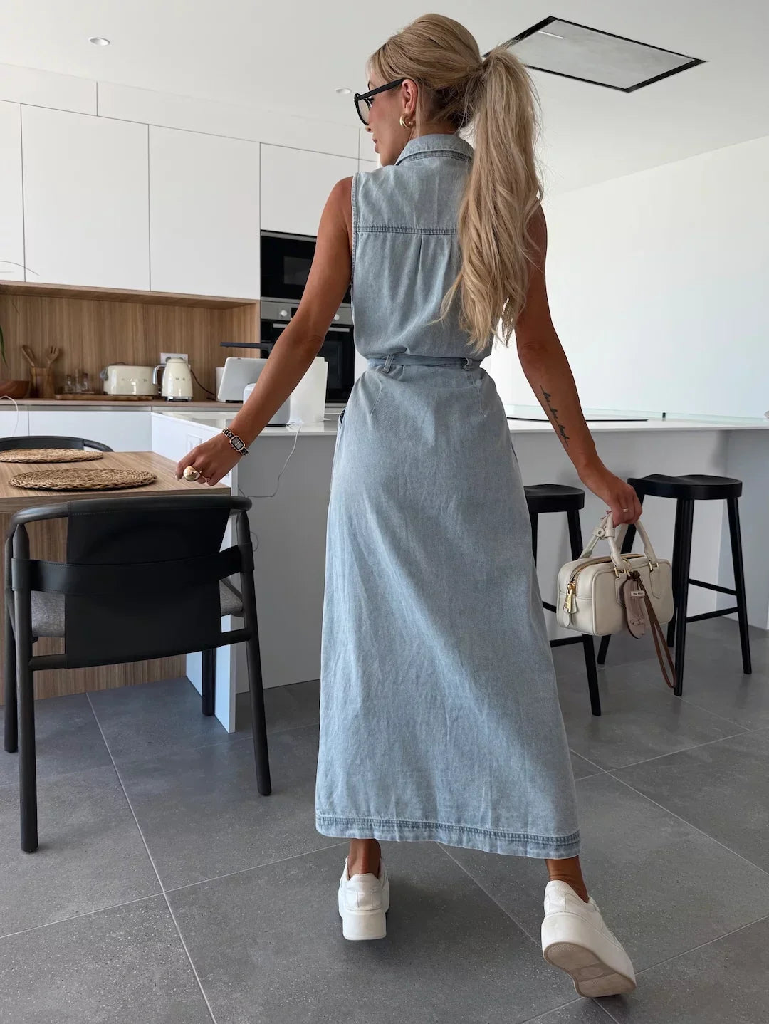 Ivy | Maxi Denim Dress