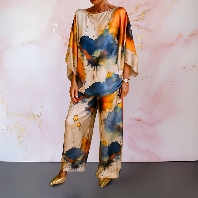 Molly | Satin Two-Piece Women's Set