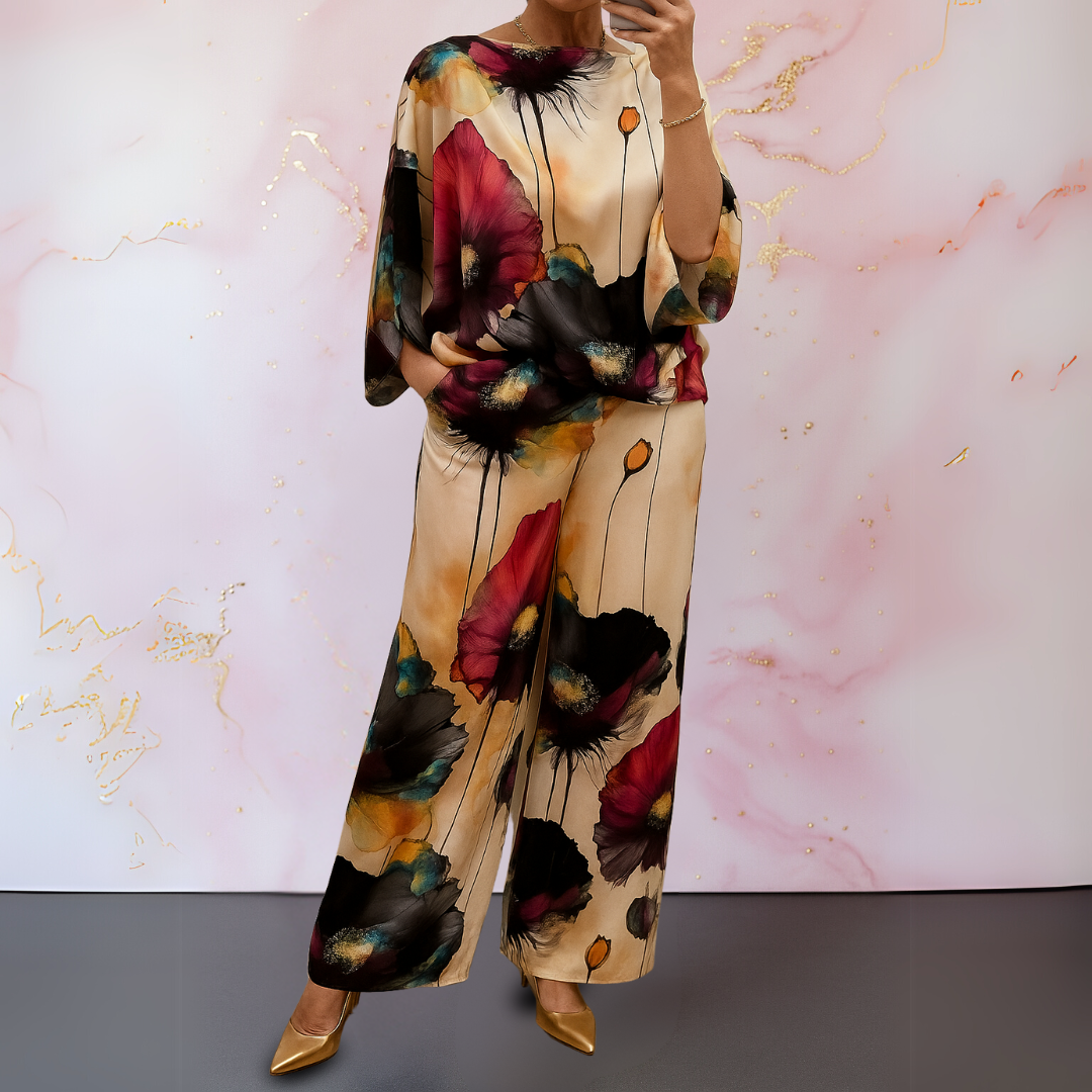 Molly | Satin Two-Piece Women's Set