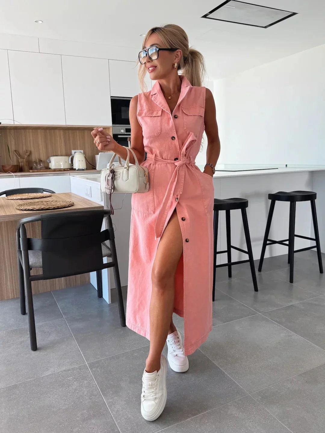 Ivy | Maxi Denim Dress
