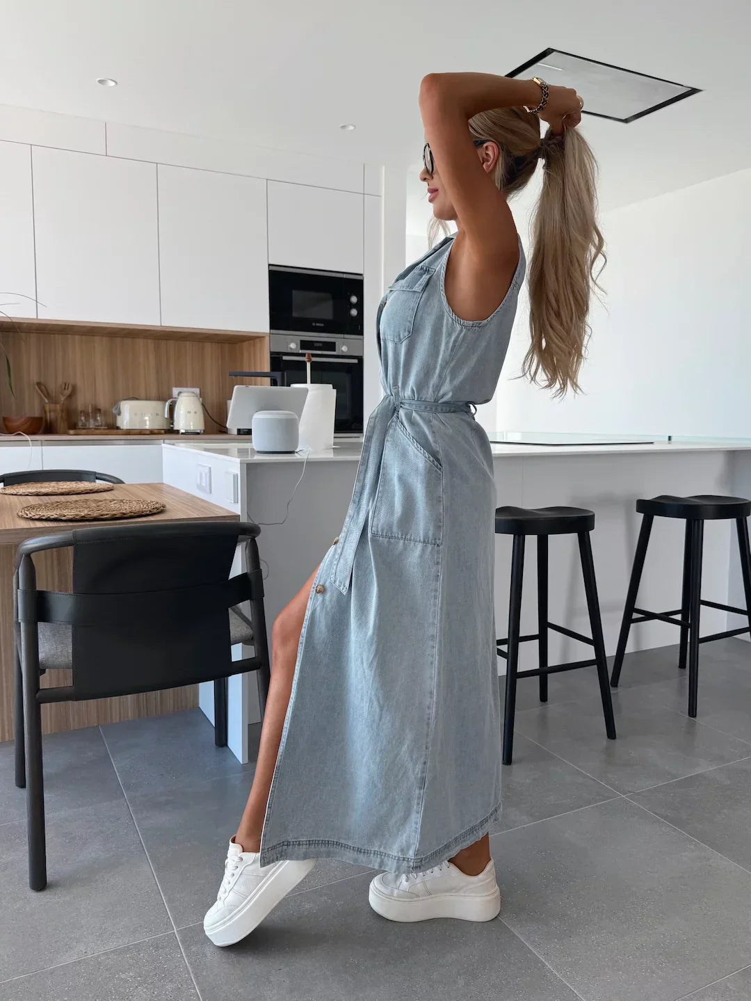 Ivy | Maxi Denim Dress