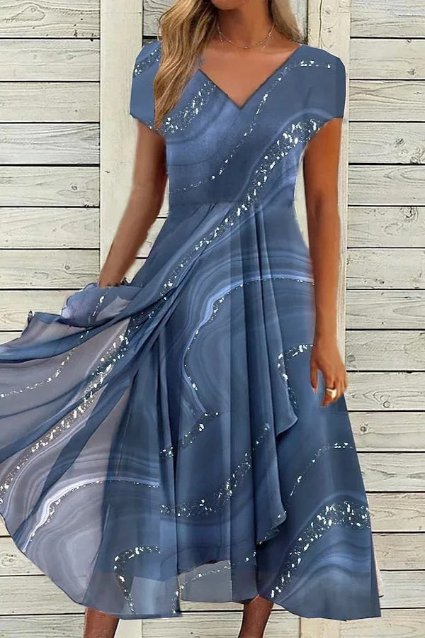 Naomi | V-neck Midi dress